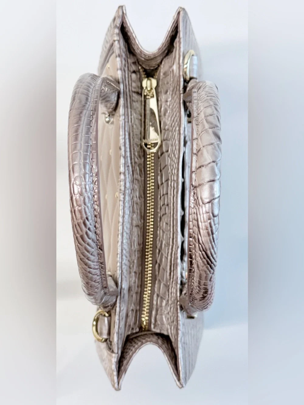 Brahmin Small Camille Beige Lamballe - Used Once! LKNW